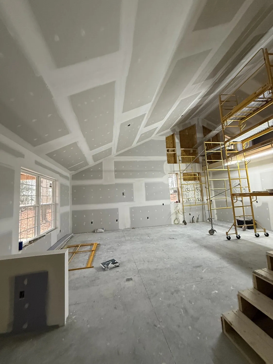 Drywall hang and finish by Precision Building Group