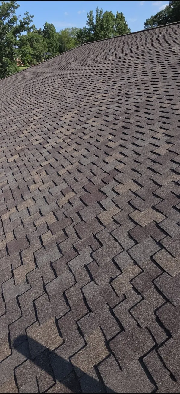 New roof installed by Precision Building Group